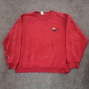 Vintage 90s Rainforest Cafe Crewneck Sweatshirt Embroidered Frog Logo Size Large